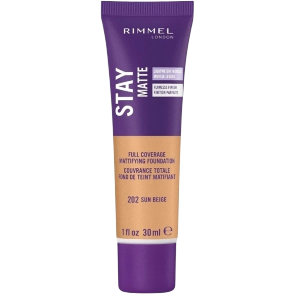 Rimmel London Stay Matte Liquid Mousse - 202 Sun Beige